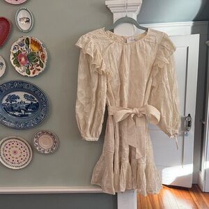 Cleobella Embroidered Cream dress